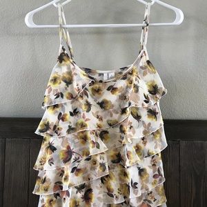 Lauren Conrad ruffle tank top